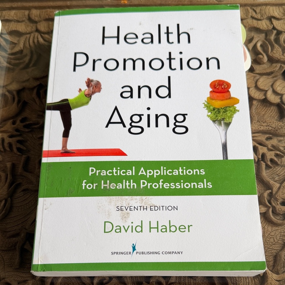 Health Promotion and Aging by David Haber - Green Cover
